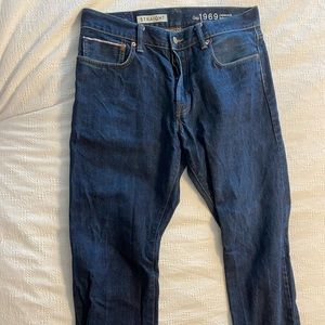 GAP Japanese Selvedge straight leg jeans